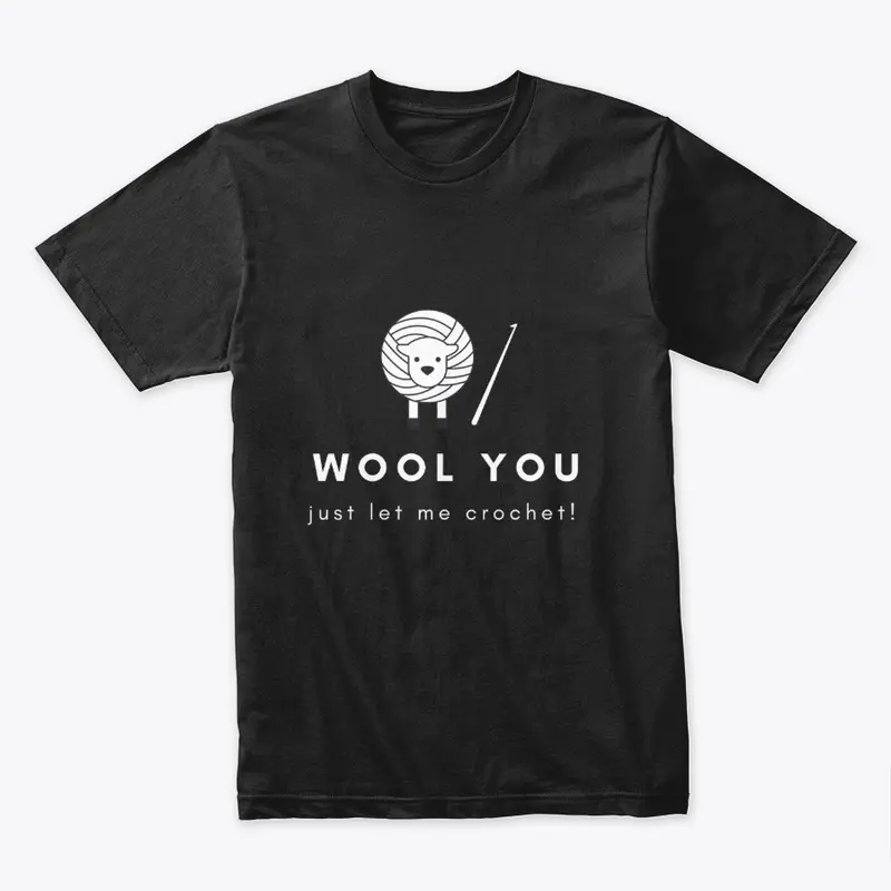 Crochet t-shirt Woll you!